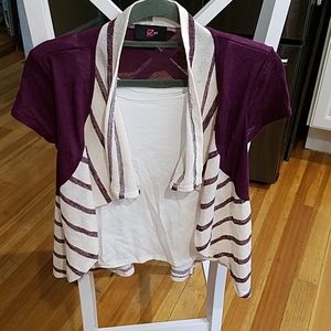 Girls layered look top